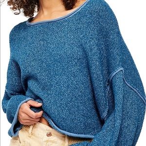 Free People Bardot Solid Sweater